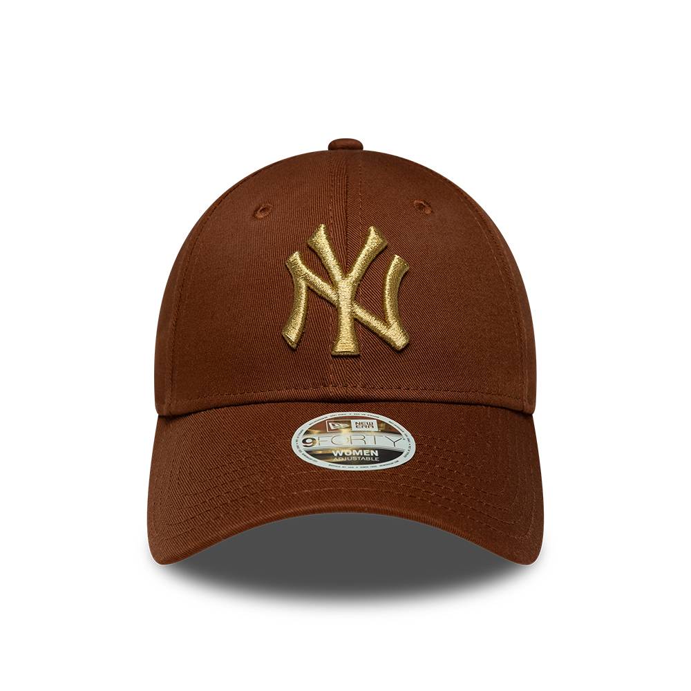 NEW ERA WMNS METALLIC LOGO 9FORTY NEW YORK YANKEES