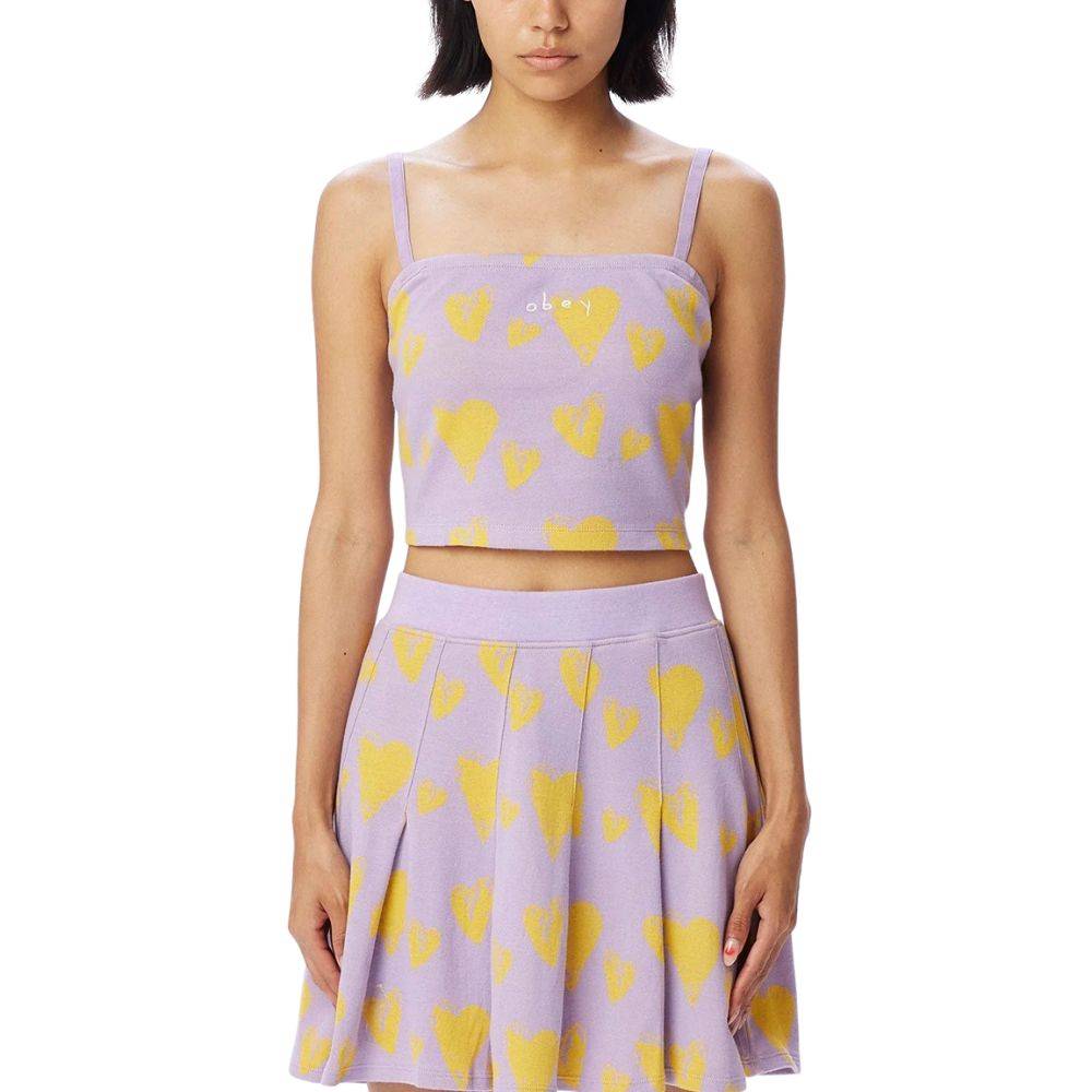 OBEY CARLY CROPPED TANK MATCHING SETS