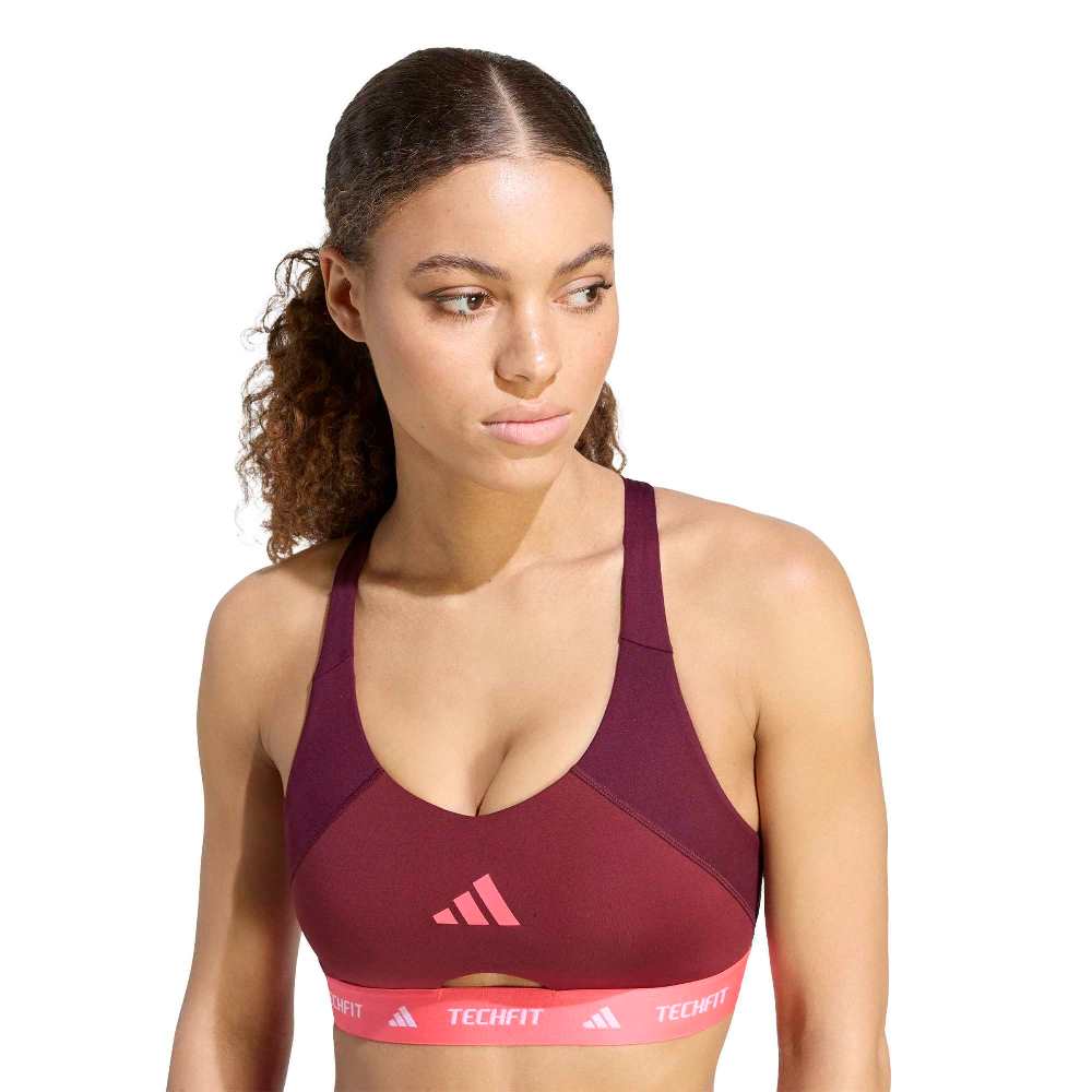 ADIDAS TECHFIT WORKOUT COLOR BLOCK MEDIUM SUPPORT BRA