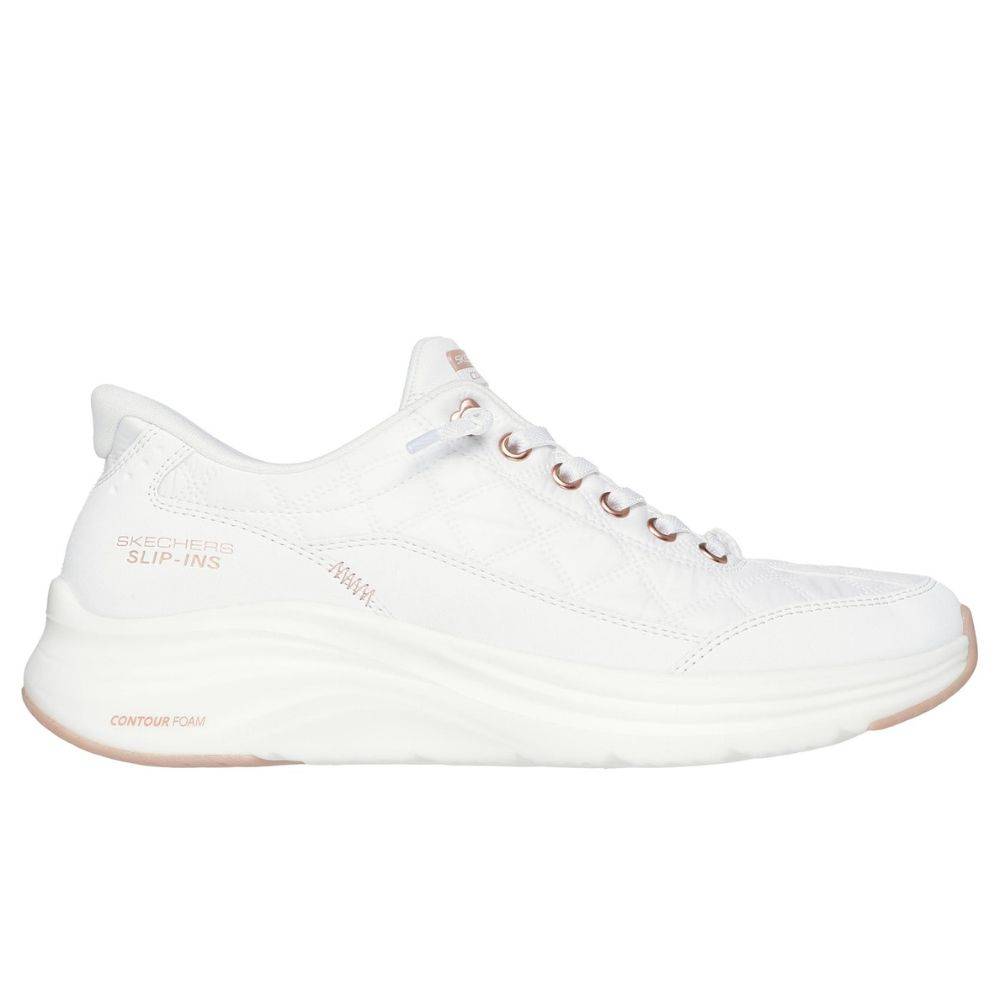 SKECHERS SLIP-INS: CONTOUR FOAM - COZY FIT GOLDEN HOUR WOMENS SHOES
