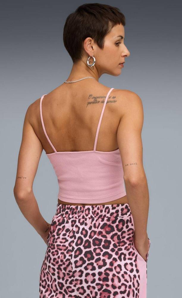 PUMA WARDROBE ESS RIBBED TANK TOP