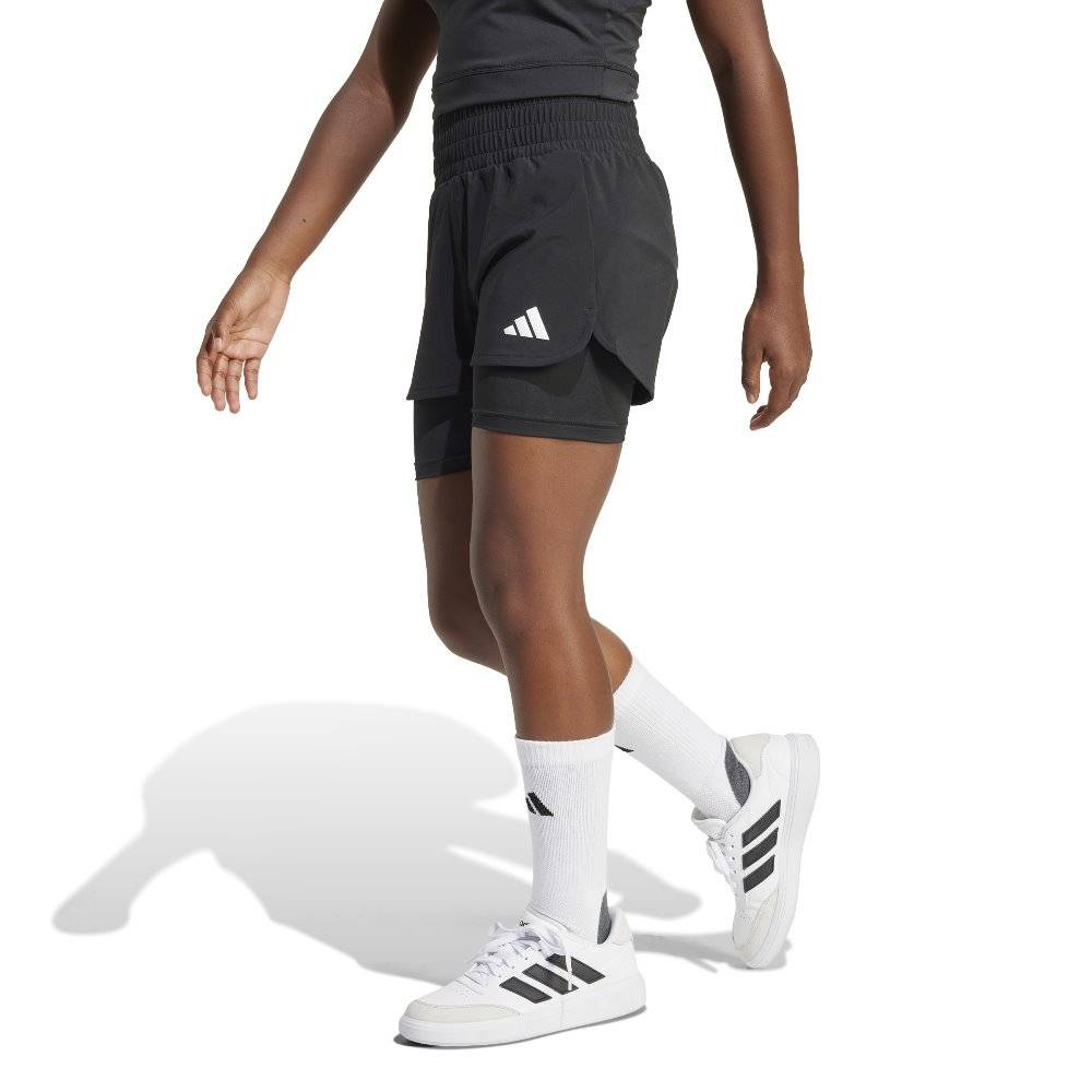 ADIDAS GIRLS ALL SPORTS PACER NXT 2IN1 SHORTS