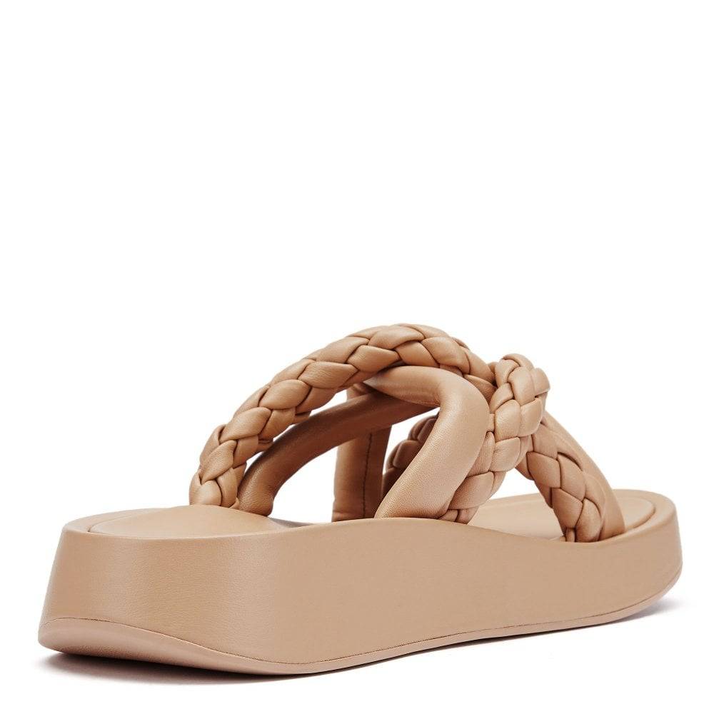 ASH VANESSA BIS LEATHER PLAITED SANDALS