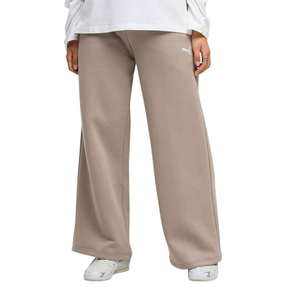 PUMA ESS CAT COMFORT WIDE LEG PANTS FL OP