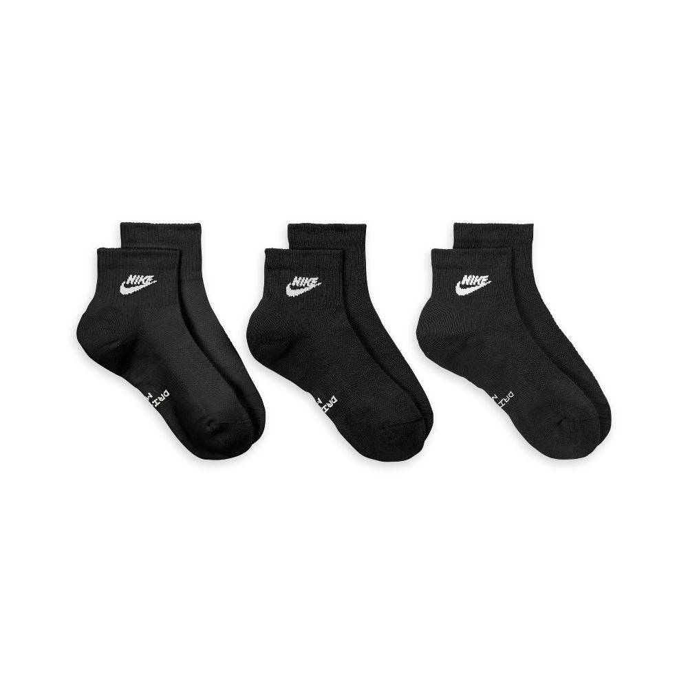 NIKE EVERYDAY ELEVATED ANKLE FUTURASOCKS (3-PAIRS)