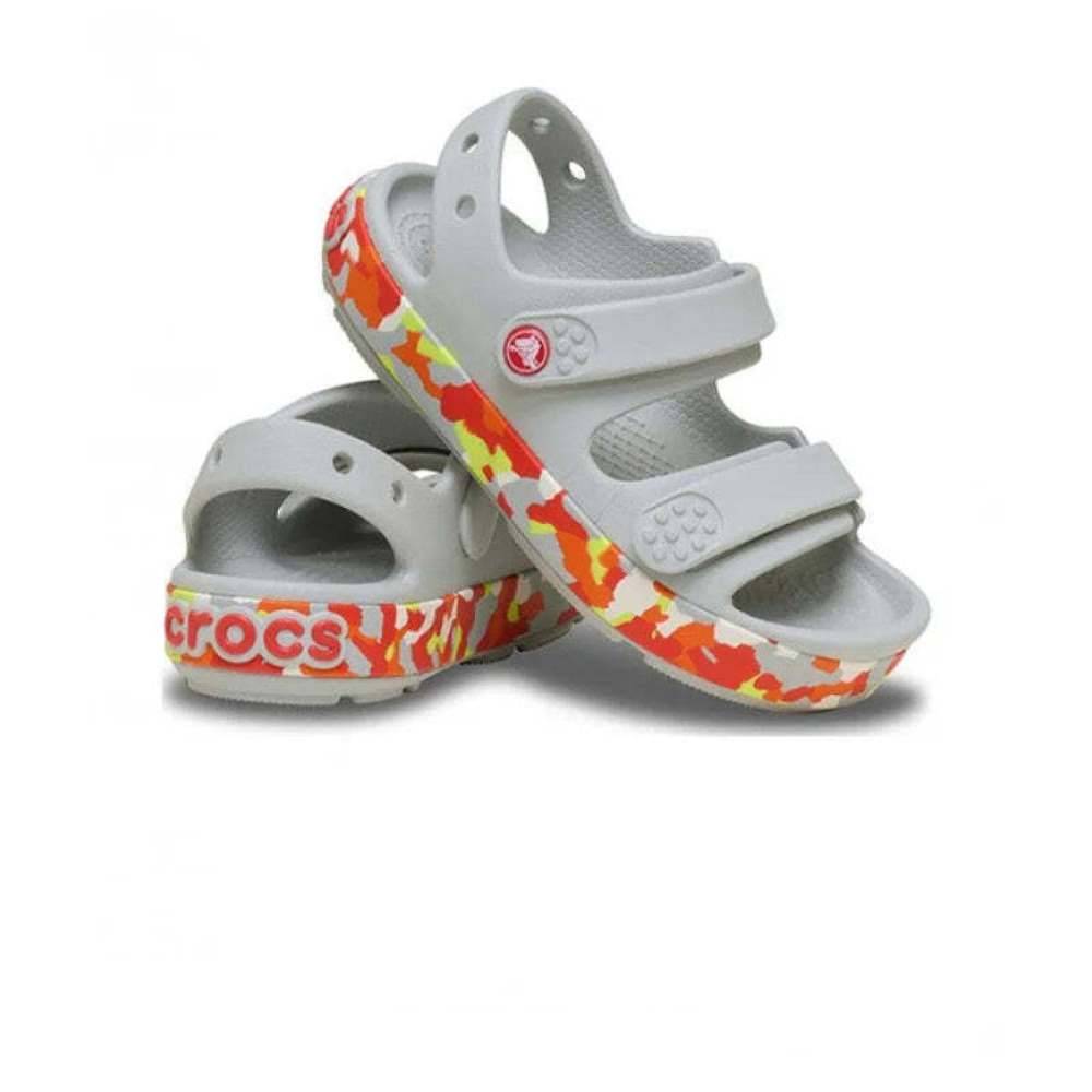 CROCS KIDS' CROCBAND CRUISER GLOW CONFETTI BAND SANDAL