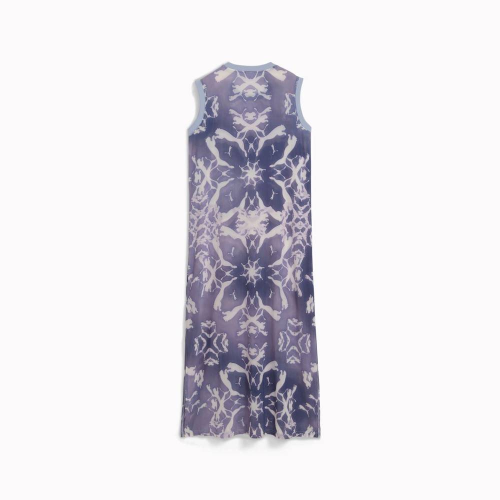 PUMA DARE TO MESH AOP COLUMN DRESS