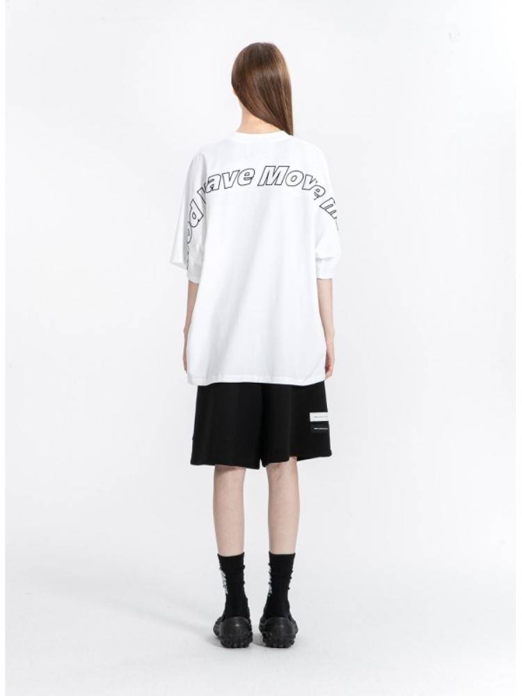 MWM BLACK MOD WAVE LOGO REGULAR FIT TEE