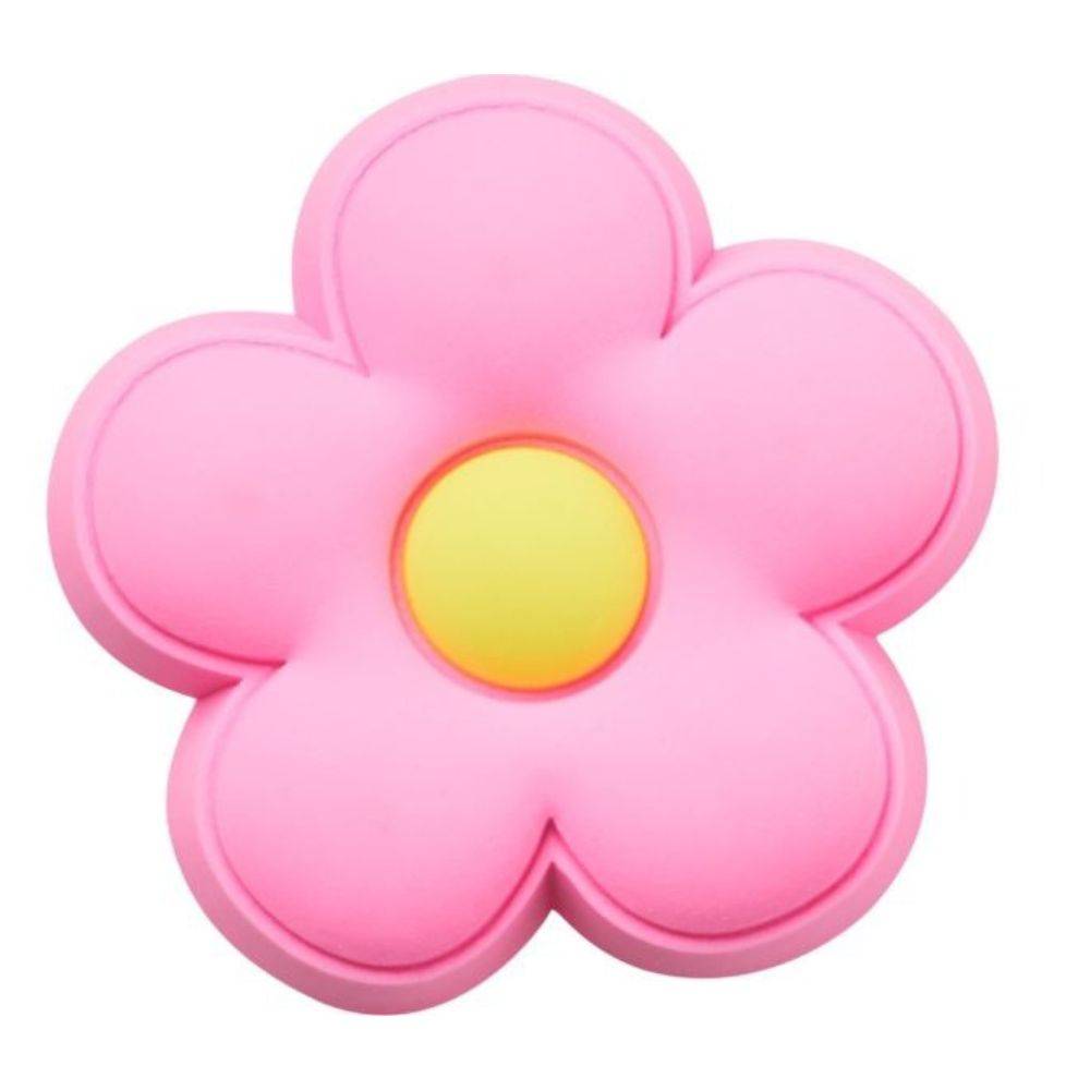 CROCS PINK FLOWER JIBBITZ
