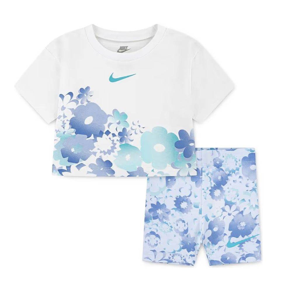 NIKE INFANT GIRLS FLOW-RAL AOP BIKE SHORT SE