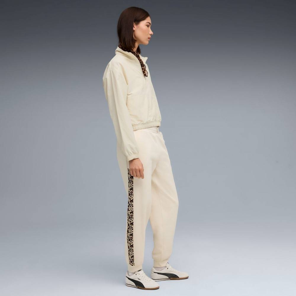 PUMA ESS GRAPHIC ANIMAL COMFORT HIGH-WAIST SWEATPANTS FLEECE CL
