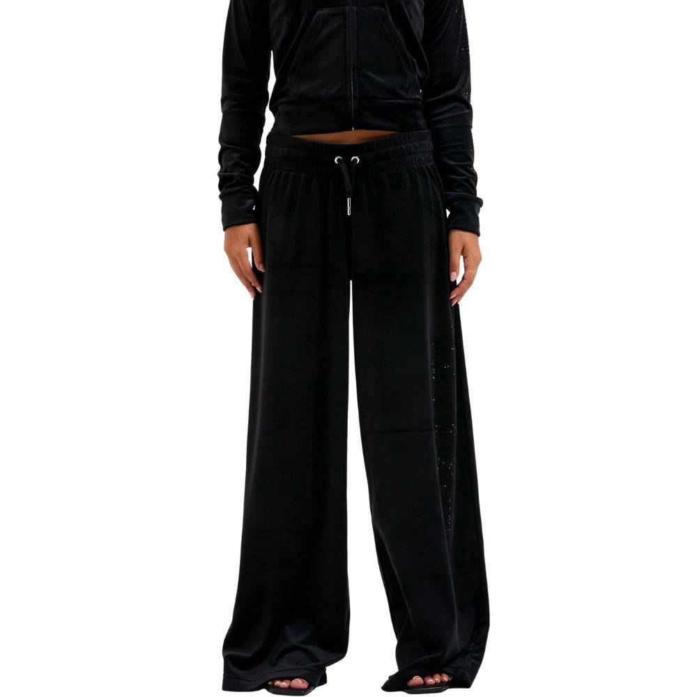 JUICY COUTURE CLASSIC VELOUR CHEVIOT CUFFED JOGGER