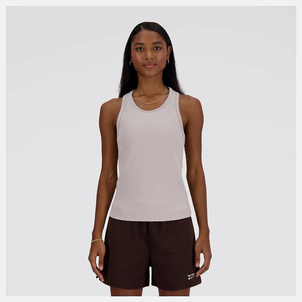 NEW BALANCE LINEAR HERITAGE RIB RACER TANK