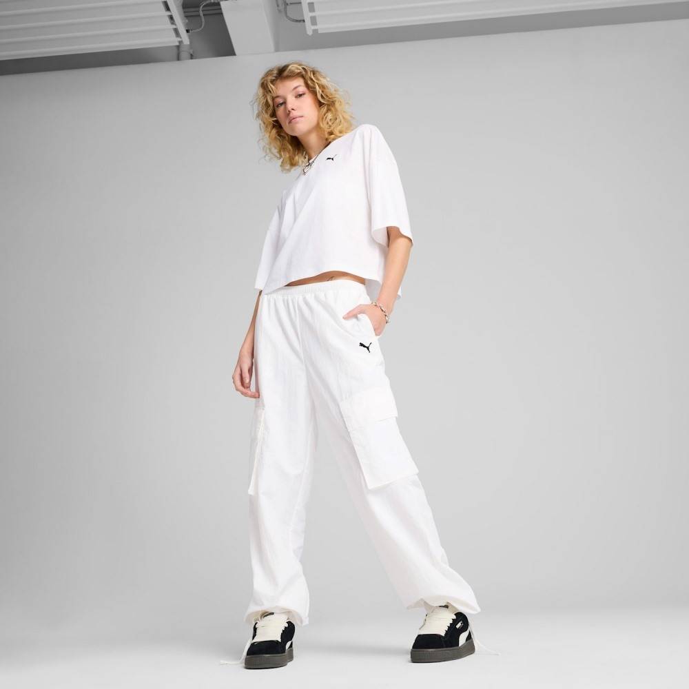 PUMA WARDROBE ESS OVERSIZED SHORT TEE
