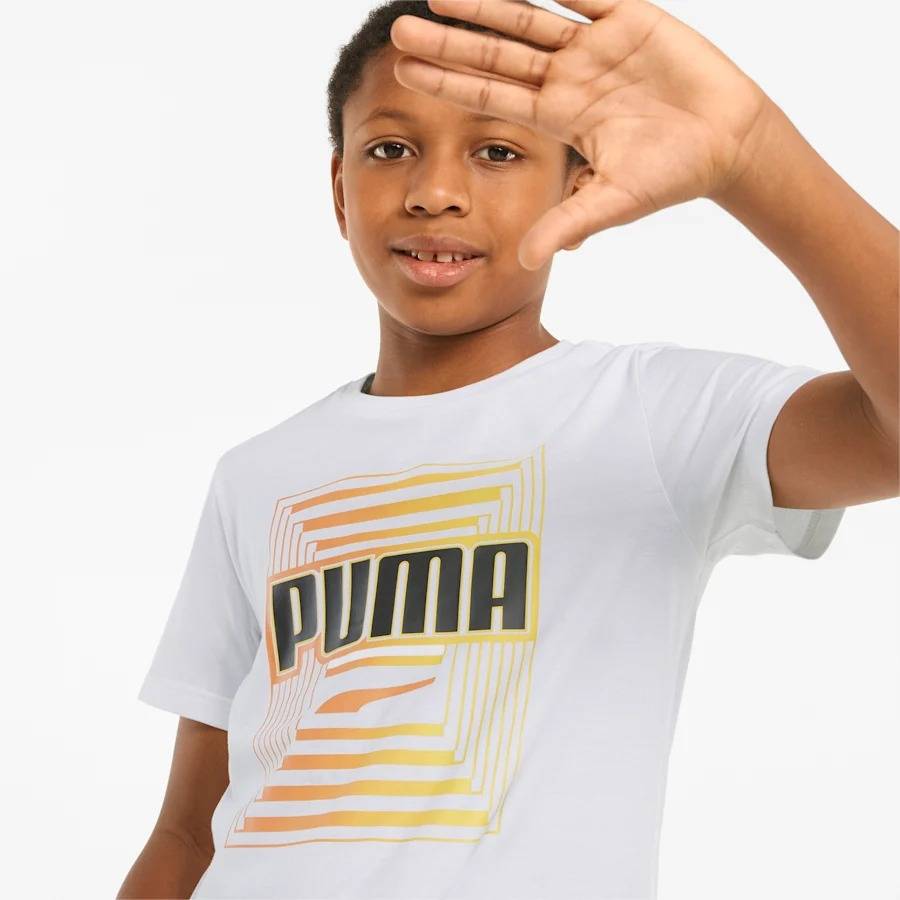 PUMA ALPHA GRAPHIC BOYS TEE