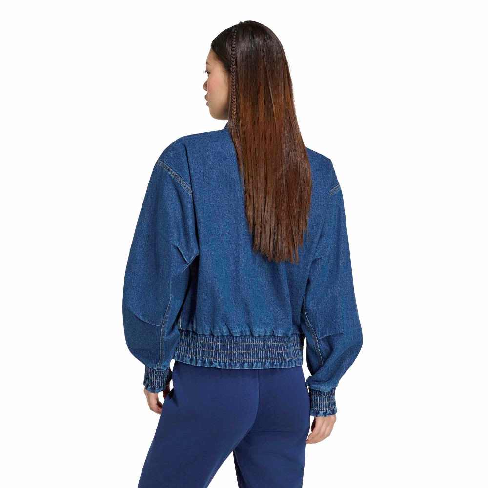ADIDAS STADIUM WASHED DENIM LOOSE FIT JACKET