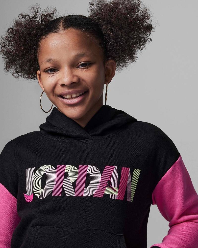 NIKE JORDAN JDG GIRLS FUNDAMENTIAL PULLOVER HOOD