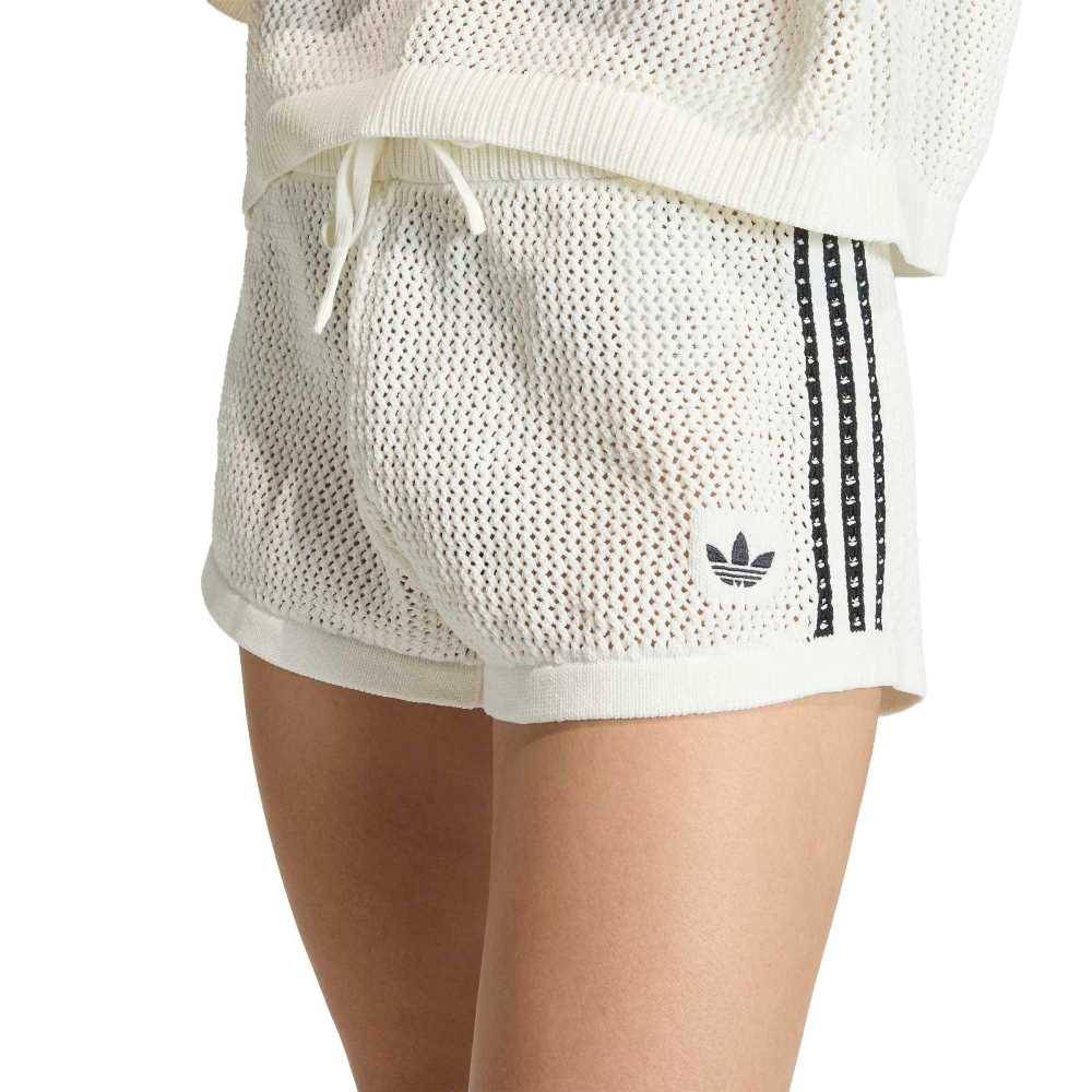 ADIDAS ORIGINALS KNITTED CROCHET SHORTS