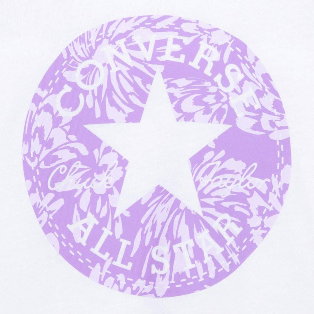 CONVERSE LITTLE GIRLS FLORAL TEE & SHORT SET