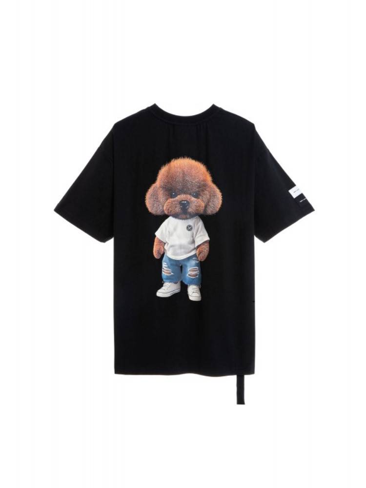MWM TEDDY BEAR STREETWEAR DOG PRINT REGULAR FIT TEE