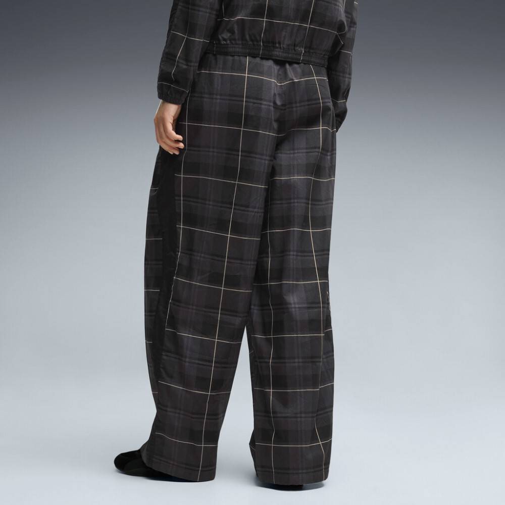 PUMA T7 RELAXED TARTAN WOVEN PANTS OP