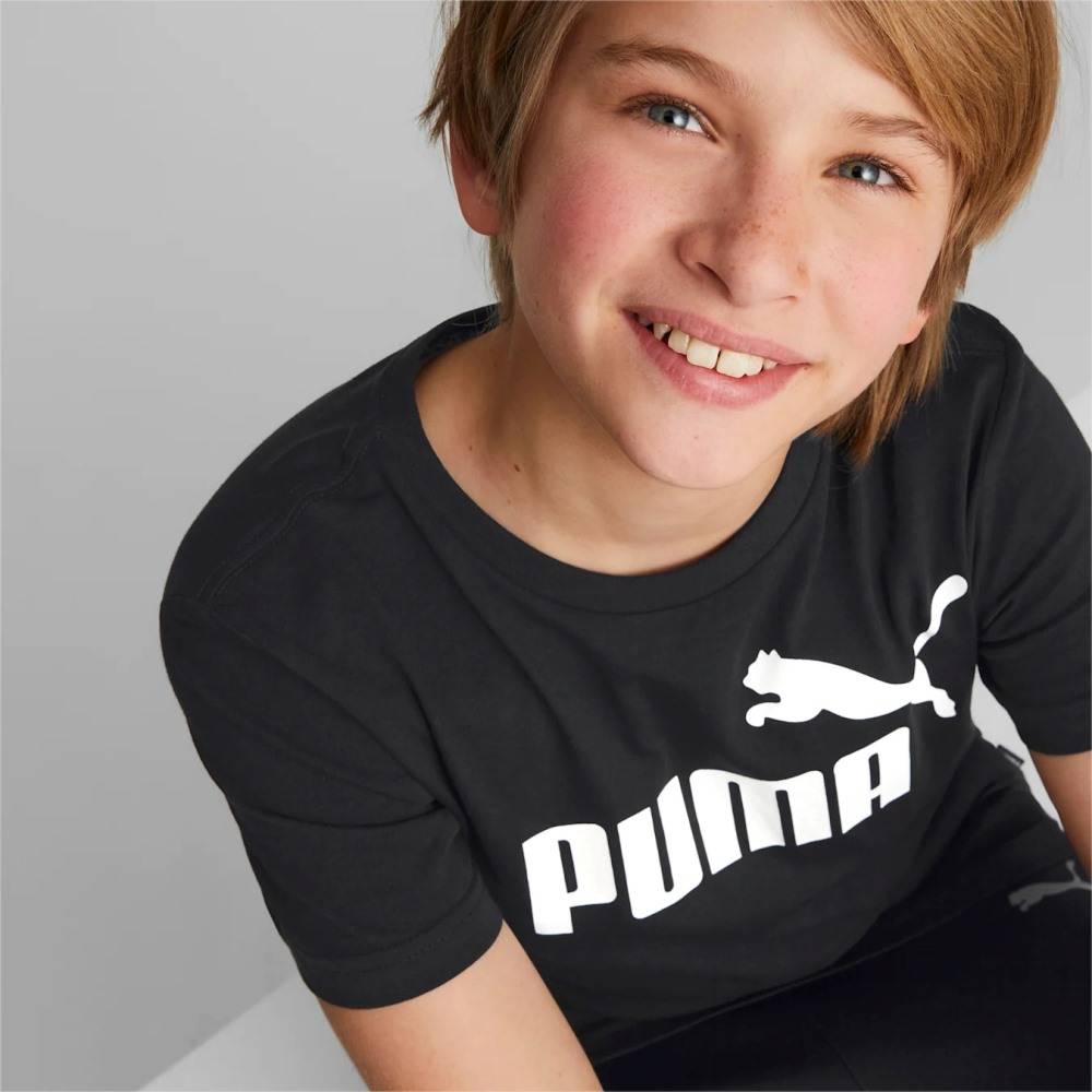 PUMA ESSENTIALS LOGO YOUTH TEE