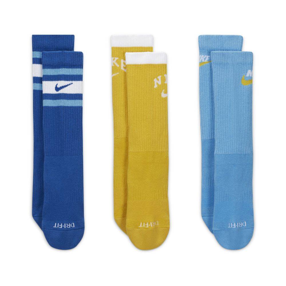 NIKE EVERYDAY PLUS CUSHION CREW 3-PAIRS SOCKS