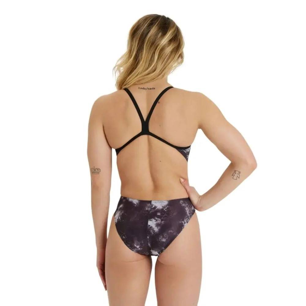 ARENA TIE-DYE EFFECT PRINT WOMENS SWIMSUIT