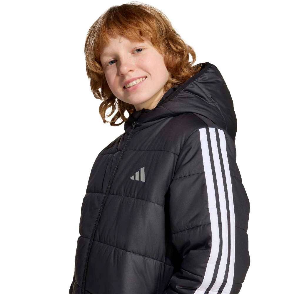ADIDAS YOUTH ESSENTIALS 3 STRIPES PADDED JACKET