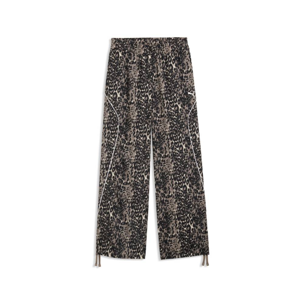 PUMA SPORT ANIMAL RELAXED AOP WIDE LEG WOVEN PANTS