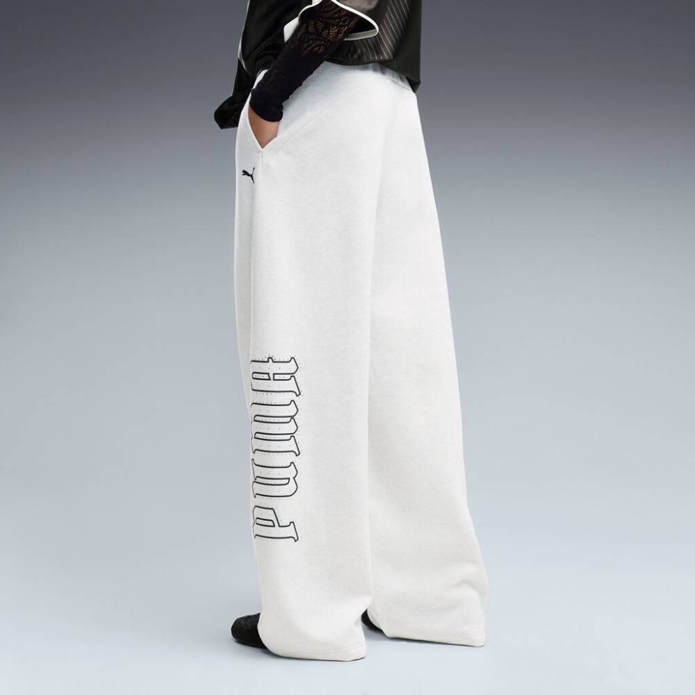 PUMA STREET GLAM SLOUCHY BEDAZZLED PANTS FL
