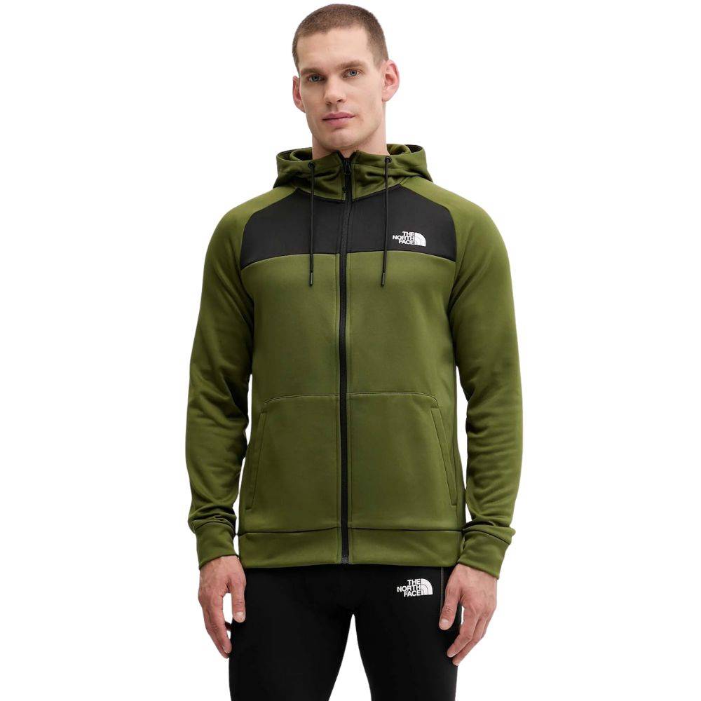 THE NORTH FACE M REAXION FLEECE FULL ZIP HOODIE