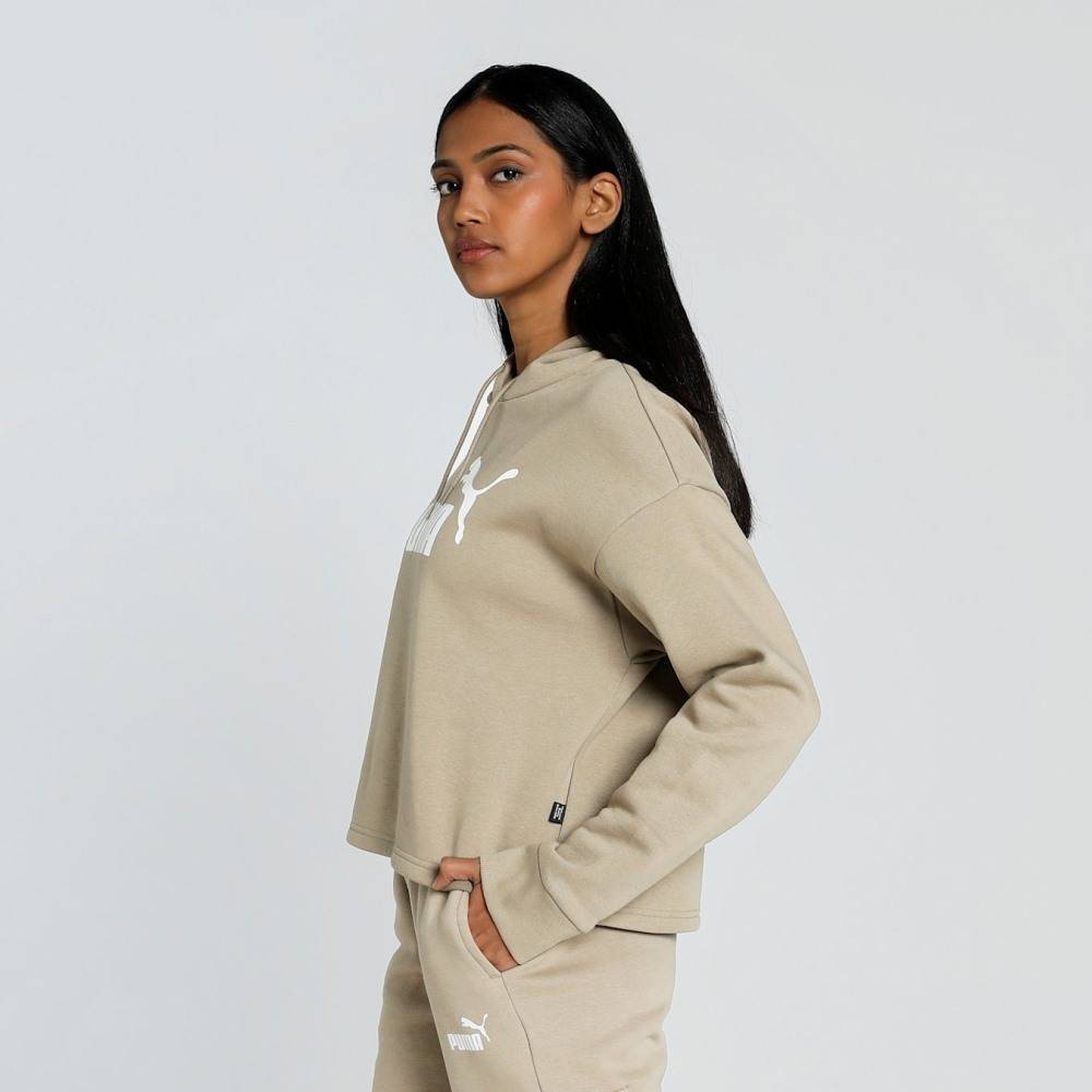 PUMA ESS CROPPED LOGO HOODIE FL