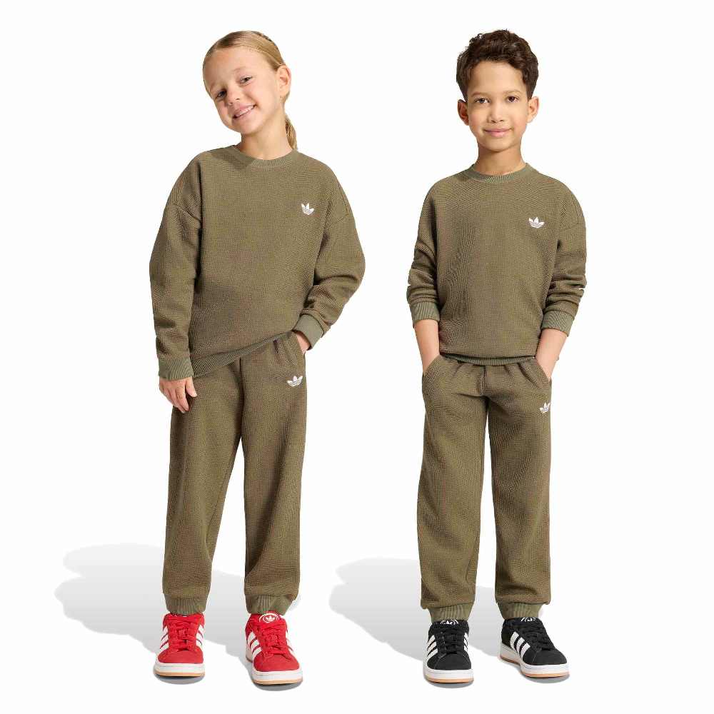 ADIDAS ORIGINALS LITTLE KIDS LOOSE SWEAT JOGGER SET
