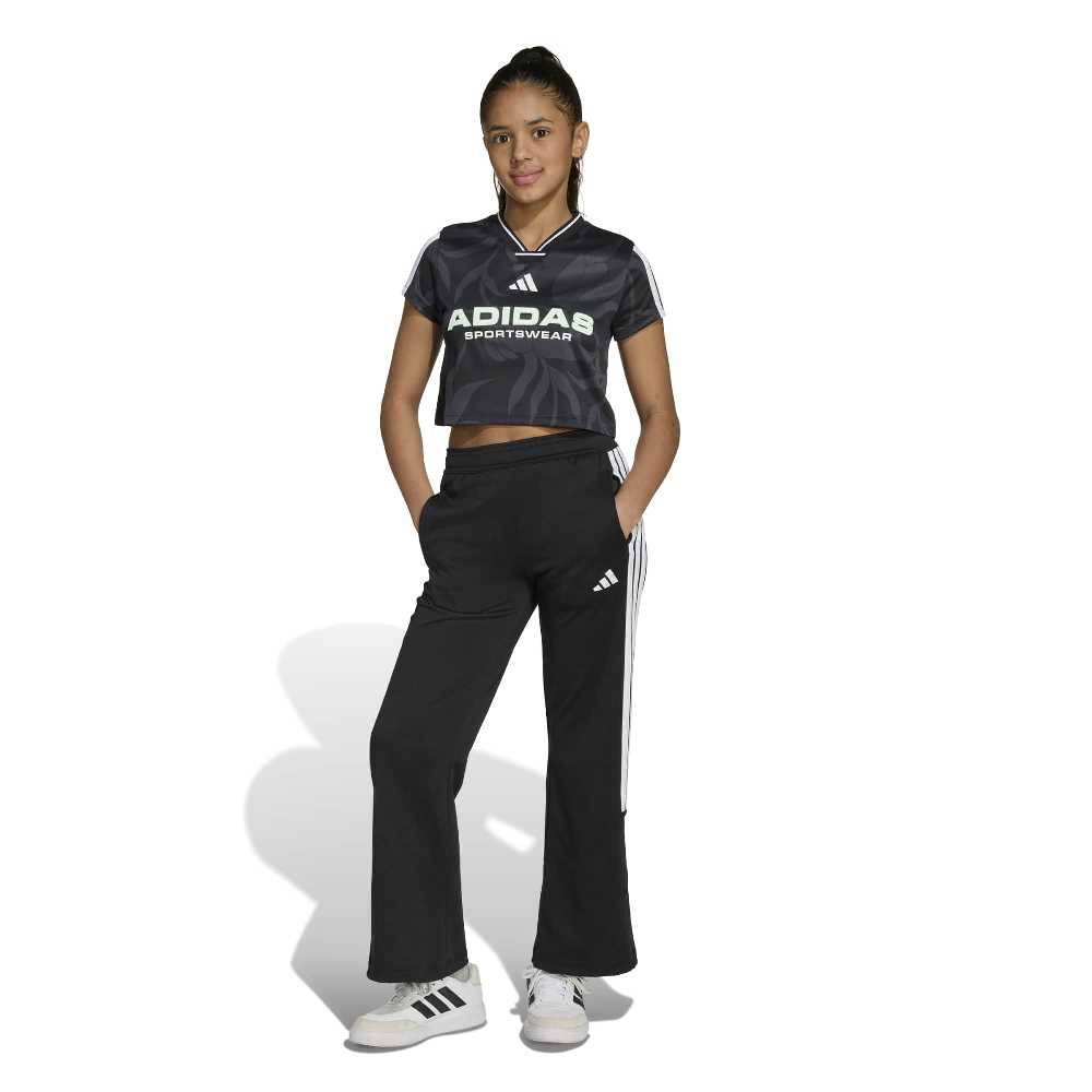 ADIDAS GIRLS HOUSE OF TIRO COLORS OF FOOTBALL CROPPED T-SHIRT