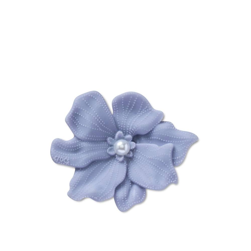 CROCS PERIWINKLE FLOWER WITH PEARL JIBBITZ