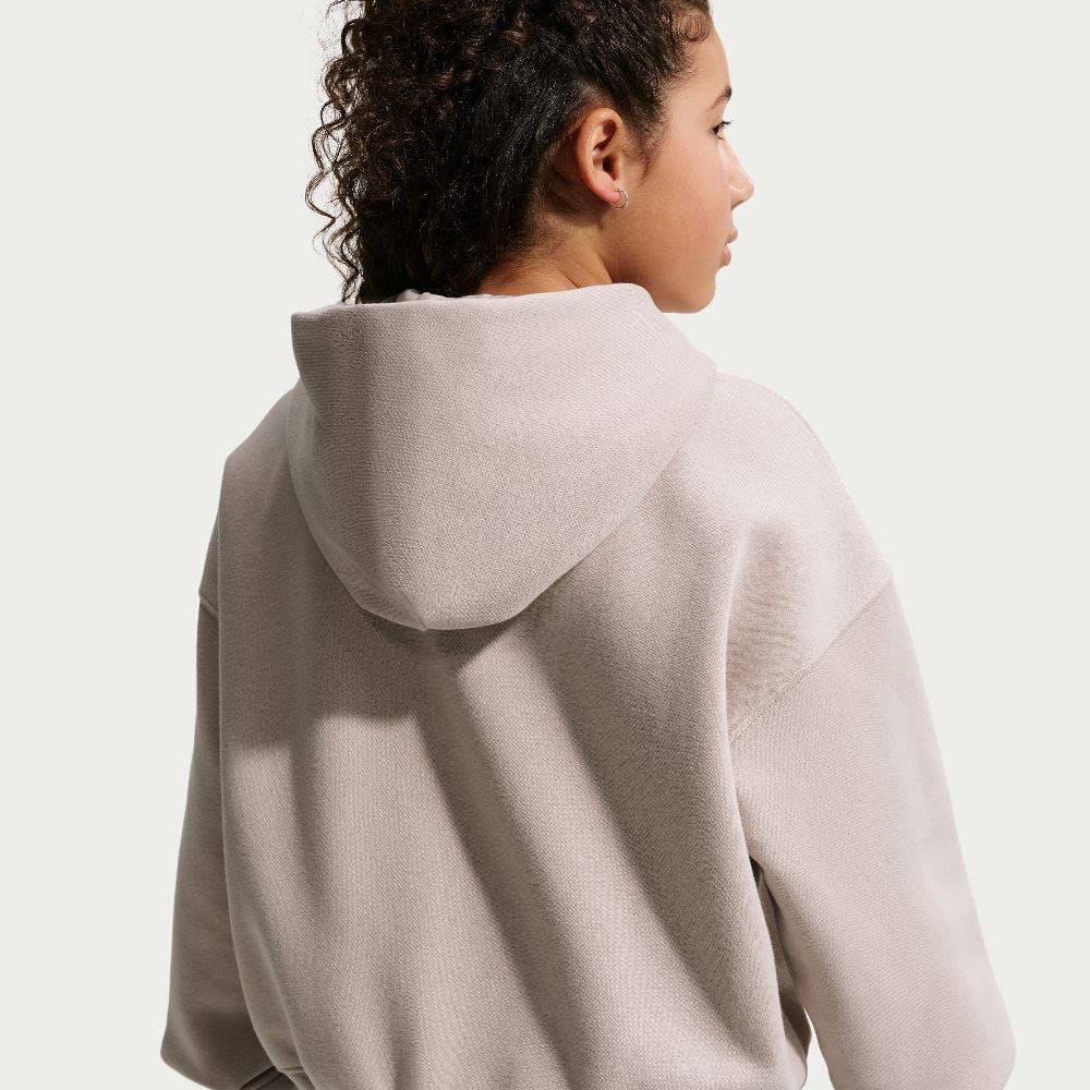 NIKE STUDIO GIRLS FLEECE FULL-ZIP HOODIE