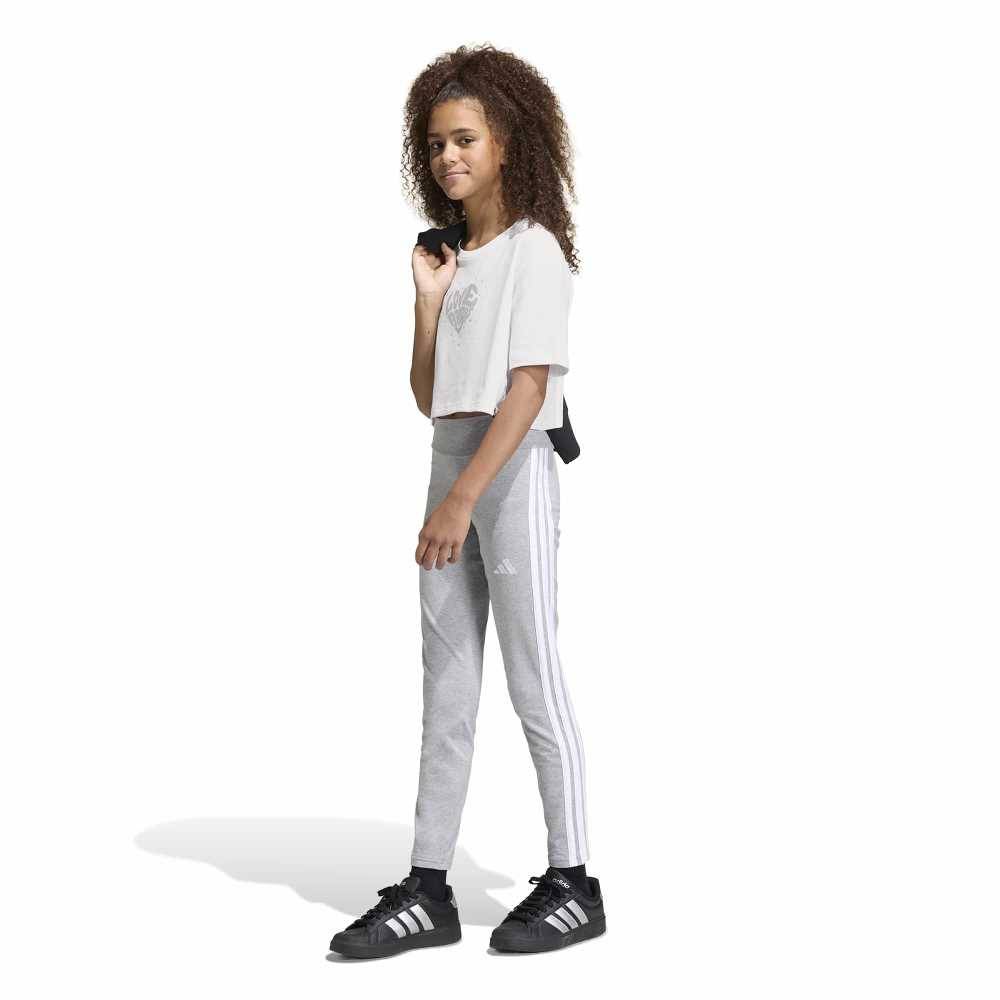 ADIDAS GIRLS EVERYDAY GLAM CROPPED GRAPHIC T-SHIRT