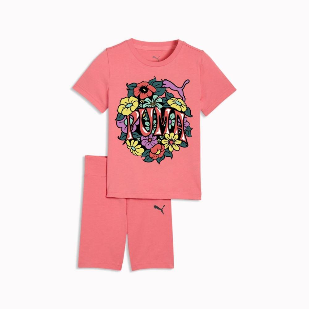 PUMA MID90S GRAPHIC TEE AND SHORT LEGGINGS SET PS