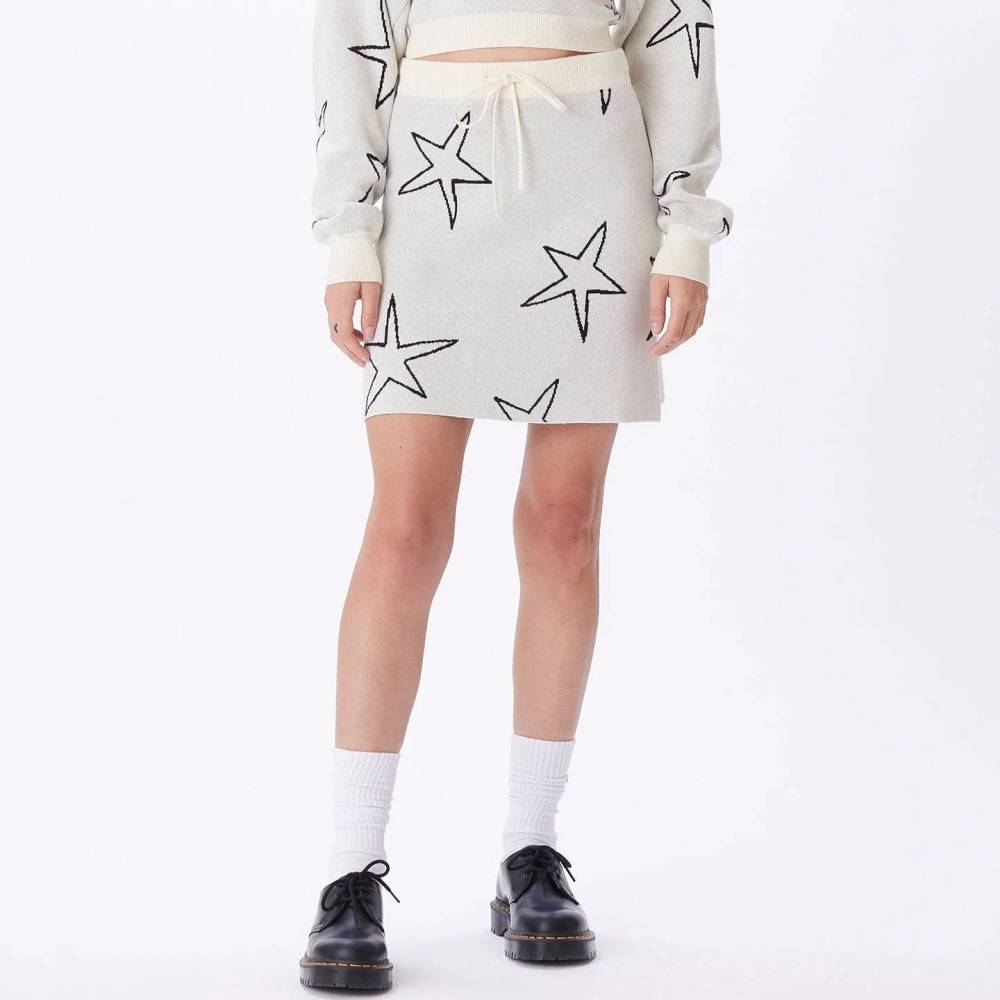 OBEY STARS SWEATER SKIRT MATCHING SETS