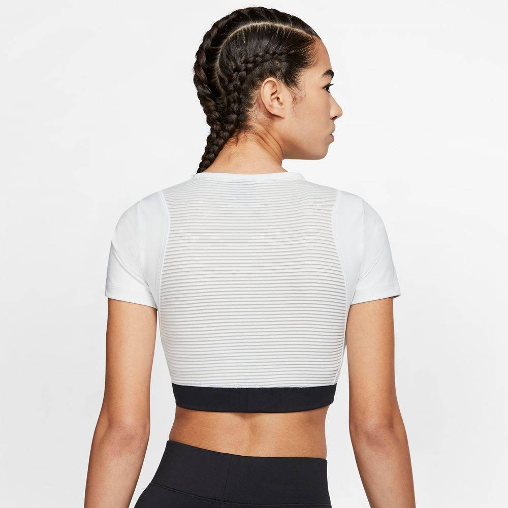 NIKE PRO AEROADAPT SS CROP TOP WOMENS