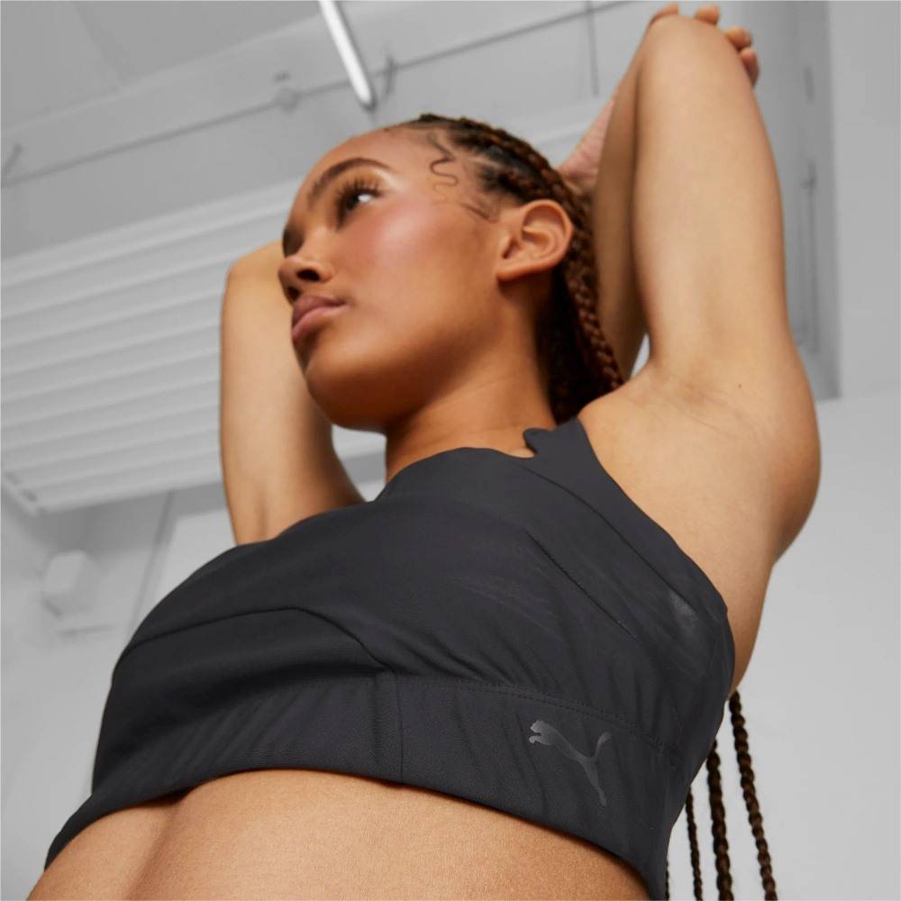 PUMA MID IMPACT SAFARI GLAM BRA