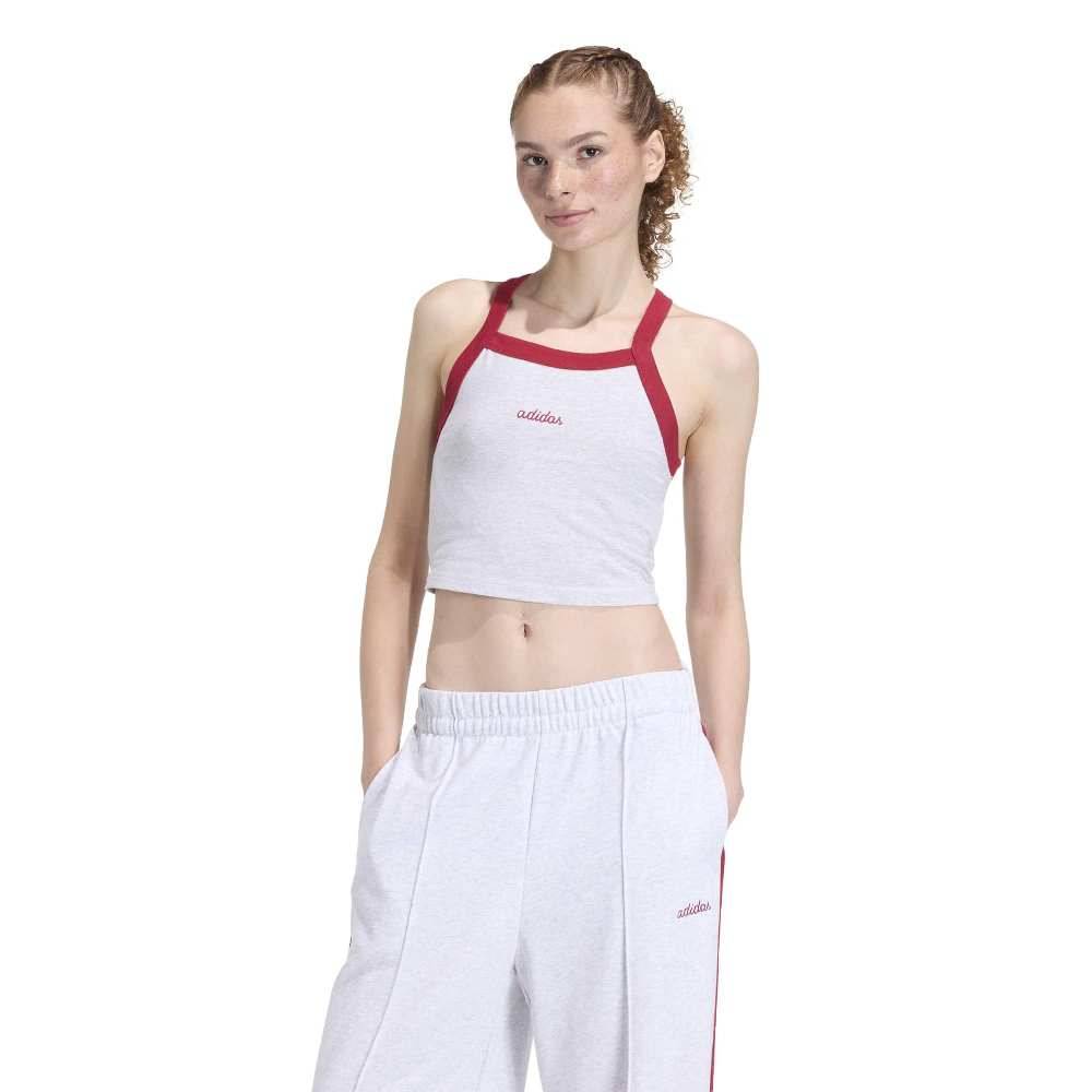 ADIDAS SEASONAL ESSENTIALS COLORPOP TANK WITH EMBROIDERED GRAPHIC
