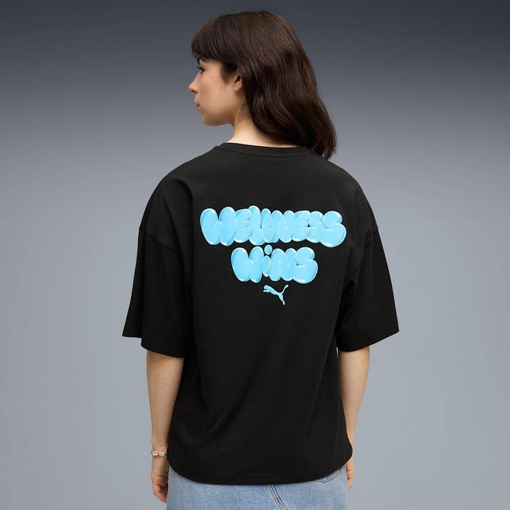 PUMA GRAPHICS BUBBLE OVERSIZED TEE