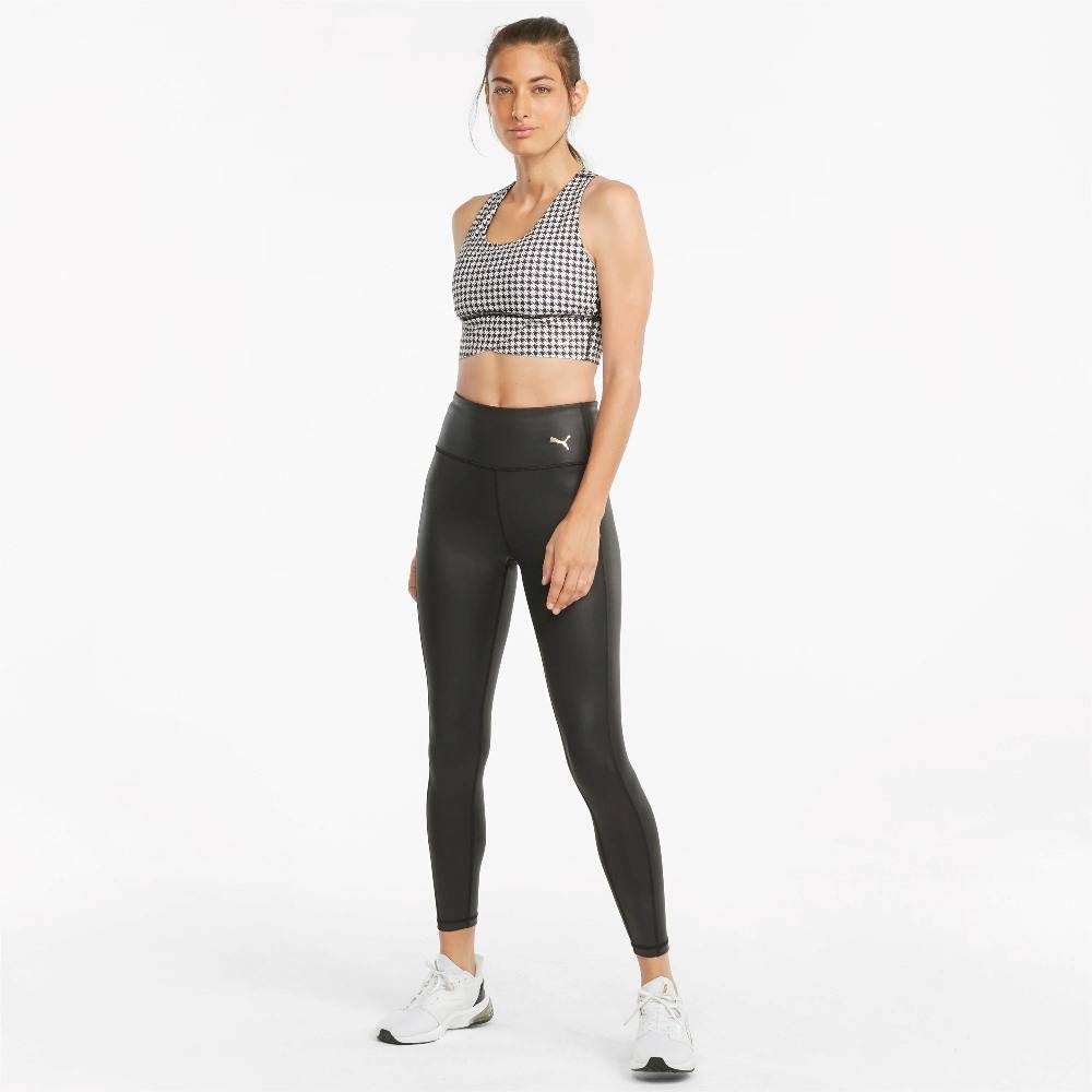 PUMA MID IMPACT FOREVER LUXE GRAPHIC BRA