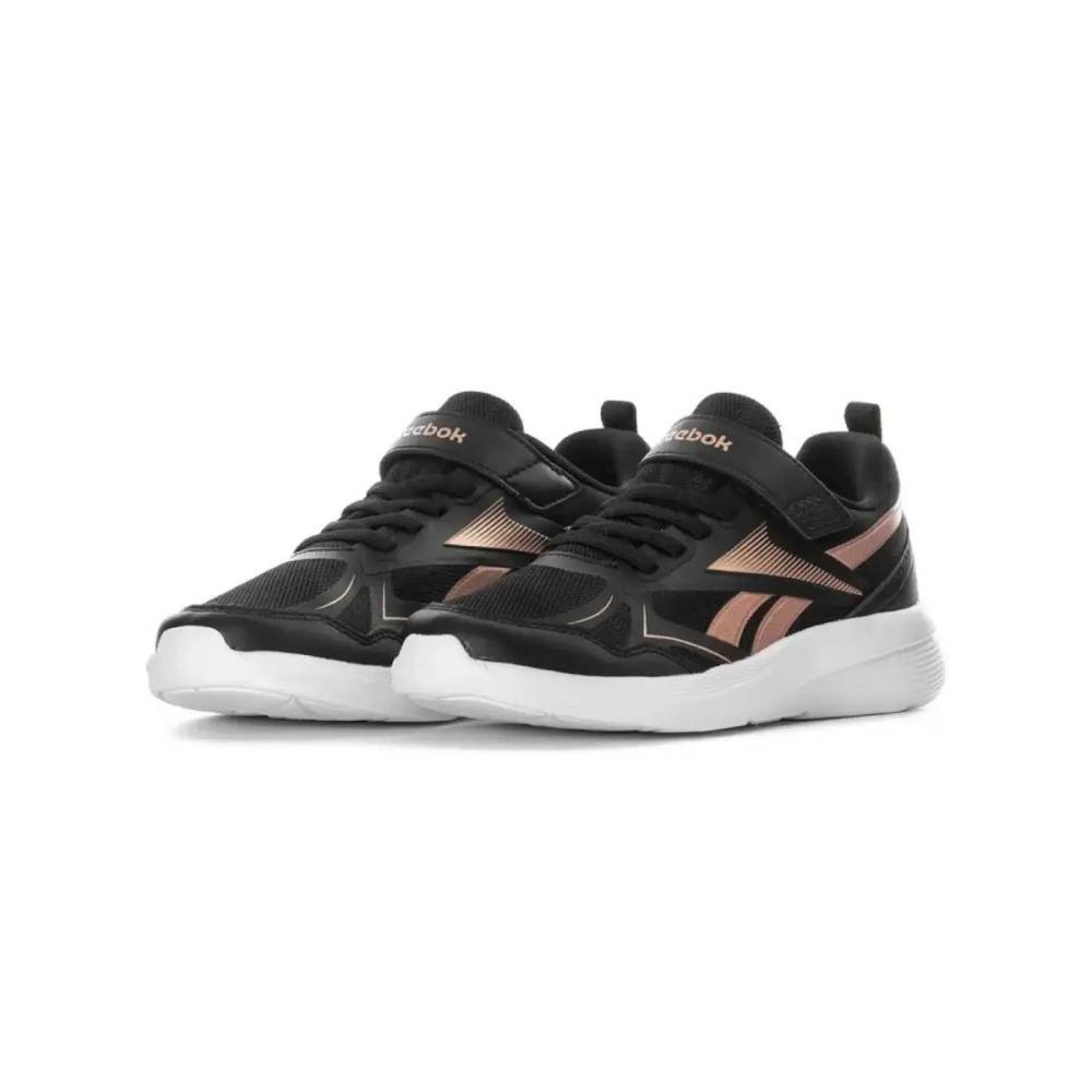 REEBOK CHILDREN GIRL'S RUSH RUNNER 6.0 ELASTIC LACE TOP STRAP SHOES