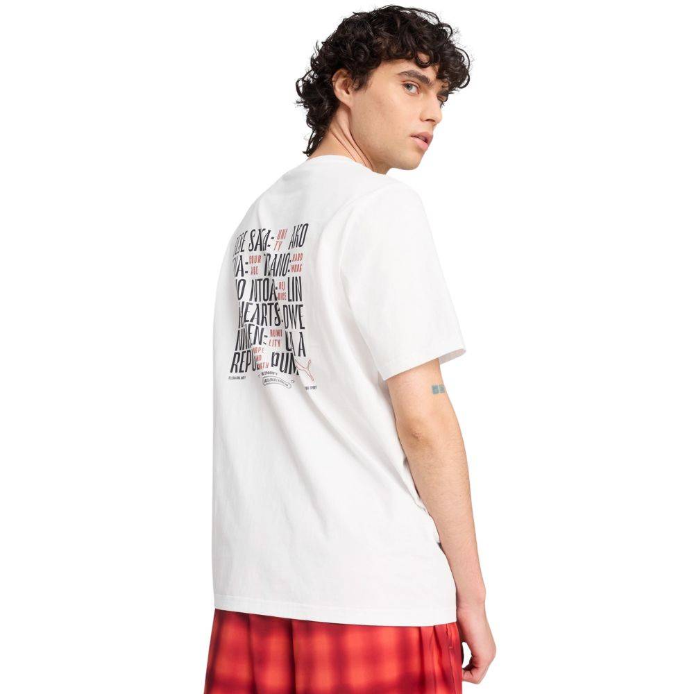 PUMA WARDROBE ESS ROAD TO UNITY VALUES GRAPHIC TEE