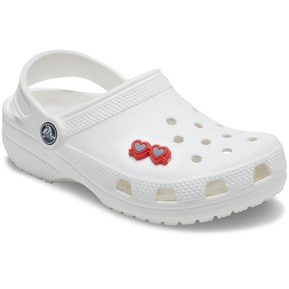 CROCS RED HEART SUNGLASSES JIBBITZ