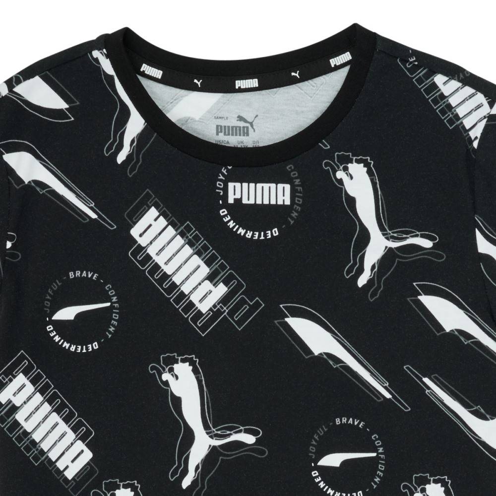 PUMA ALPHA ALL OVER PRINT YOUTH TEE