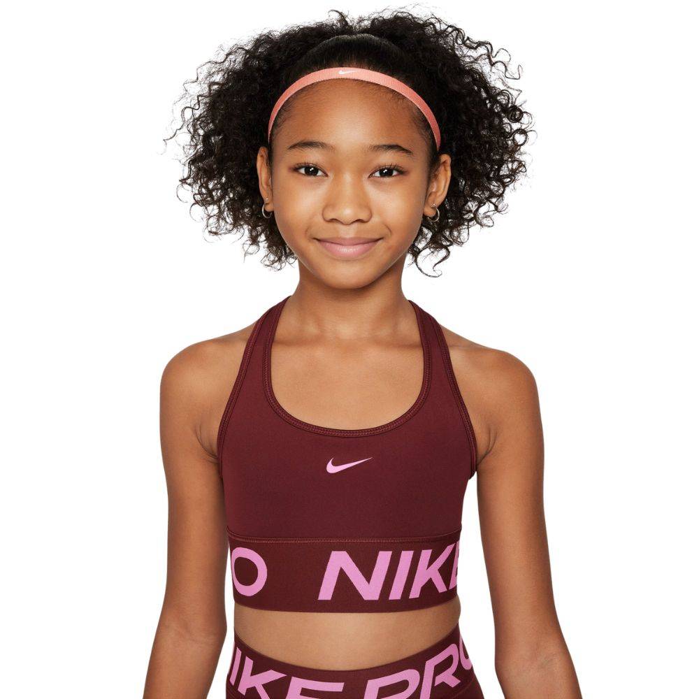 NIKE PRO GIRLS DRI-FIT  SWOOSH BRA